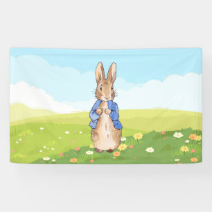 Classic Rabbit in a meadow Banner