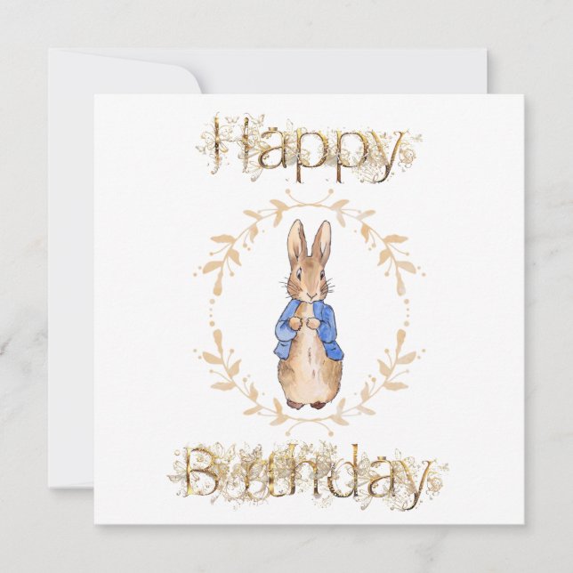 Classic Rabbit in blue jacket (Front)