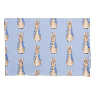 Classic Rabbit in blue jacket Pillowcase