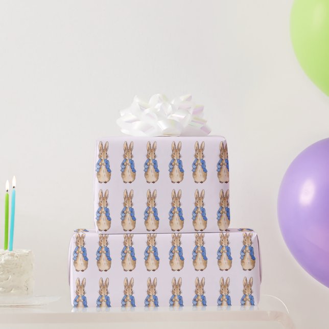 Classic rabbit in blue jacket wrapping paper (Party Gifts)