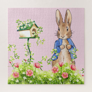 Classic Rabbit in His Garden Jigsaw Puzzle