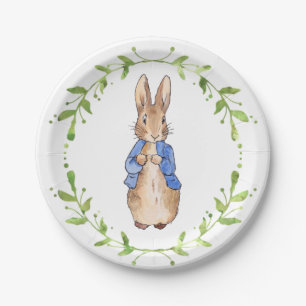 Classic Rabbit party design Paper Plate