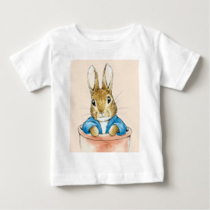 Classic rabbit terracotta plant pot baby T-Shirt
