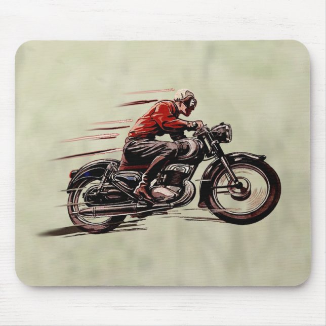 CLASSIC RACING MOTORCYCLE. MOUSE PAD (Front)