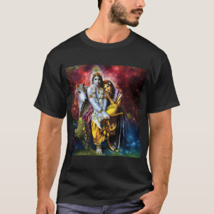 Classic Radha-Krsna Divine Love ॐ T-Shirt