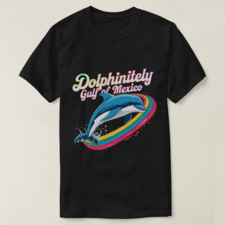 Classic Rainbow Funny Dolphin Gulf of Mexico T-Shirt