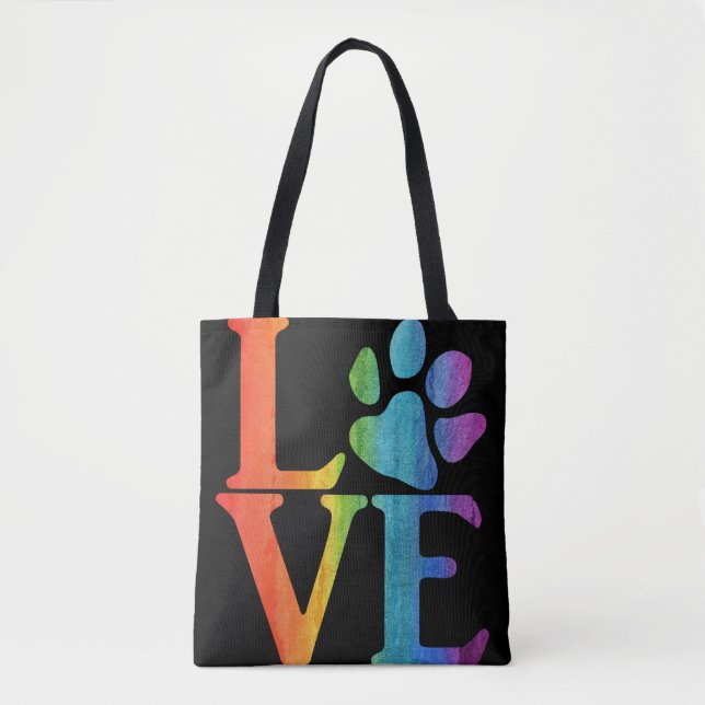 Classic Rainbow Tote Bag (Front)
