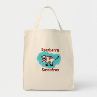 Classic Raspberry Sassafras Tote