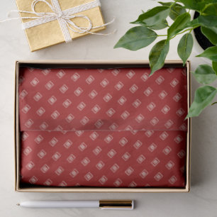 Classic Rectangle Double Happiness Chinese Wedding Tissue Paper