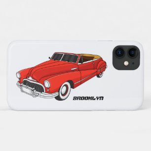 Classic red 1948 automobile iPhone 11 case