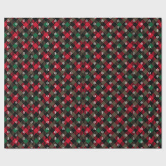 Classic Red and Green Plaid traditional Christmas  Wrapping Paper
