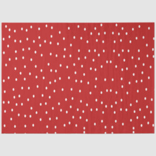 Classic Red and White Polka Dots  Tissue Paper