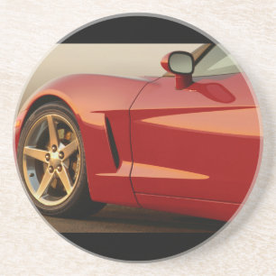 Classic Red Car Coaster