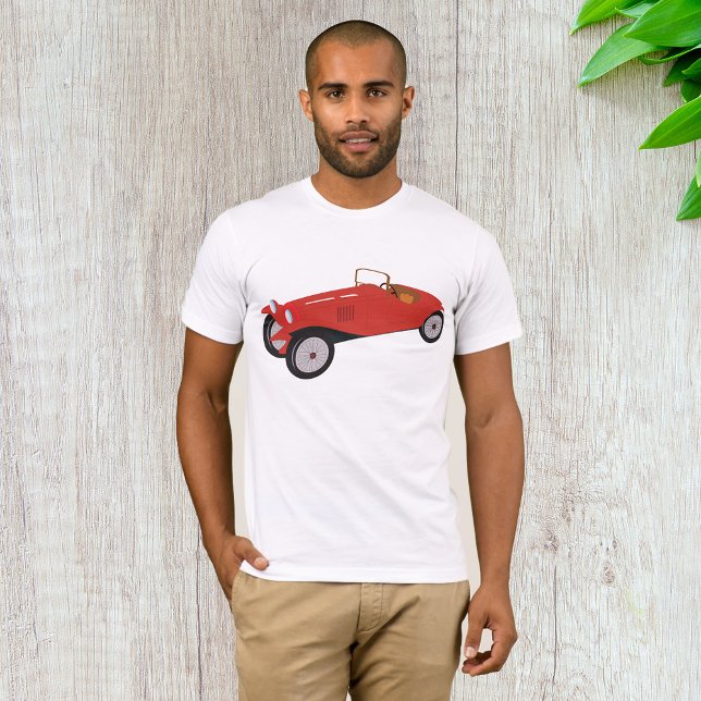 Classic Red Car Mens T-Shirt (Creator Uploaded)