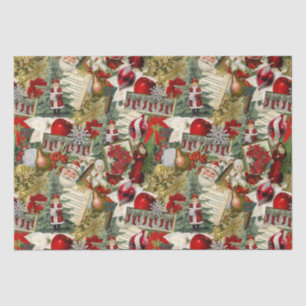 Classic Red & Green Victorian Christmas  Tissue Paper