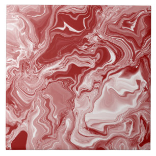 Classic Red Marble Ceramic Tile