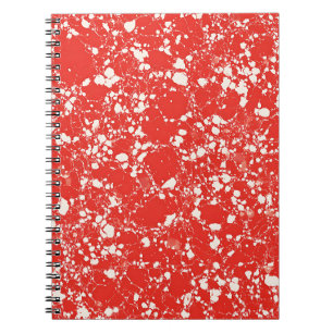 Classic Red Marble Notebook
