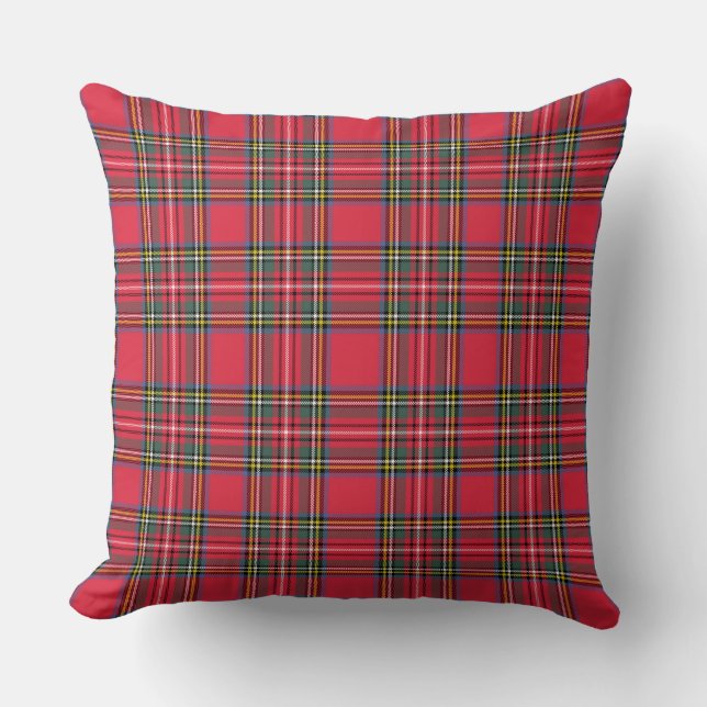 Classic Red Plaid  Cushion (Front)