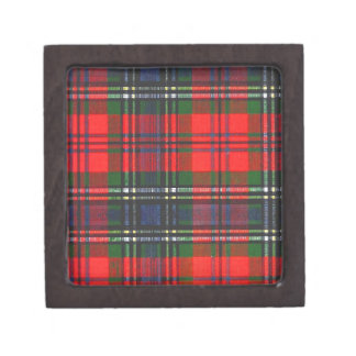 Classic Red Plaid Keepsake Box
