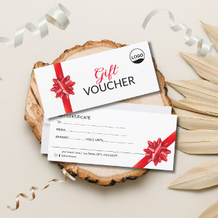Classic Red Ribbon Gift Voucher 