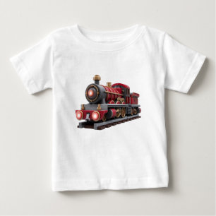 Classic Red Steam Train – Adventure Kids T-Shirt 