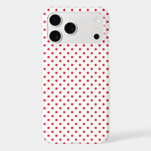 Classic Red Tiny Polka Dot Pattern