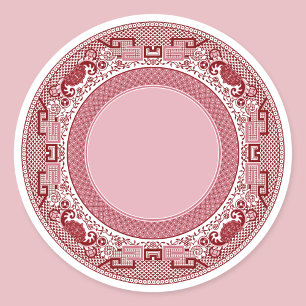 Classic Red Willow Stickers