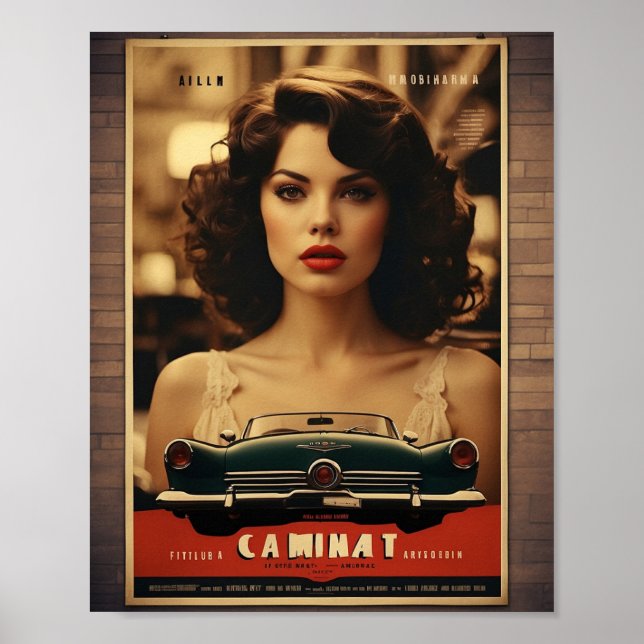 Classic Reels: Vintage Cinema Elegance  Poster (Front)