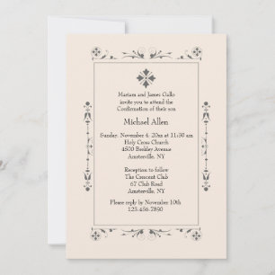 Classic Religious Invitation
