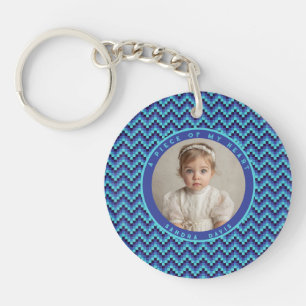 Classic Retirement Gifts For Men Stripe Pattern Key Ring