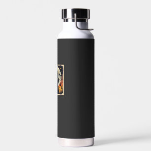 Classic Retro Black Cat Halloween T-Shirt Classic Water Bottle