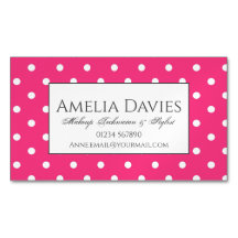 Classic Retro Bright Pink Polka Dot