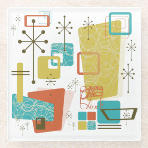 Classic Retro Glass Coaster