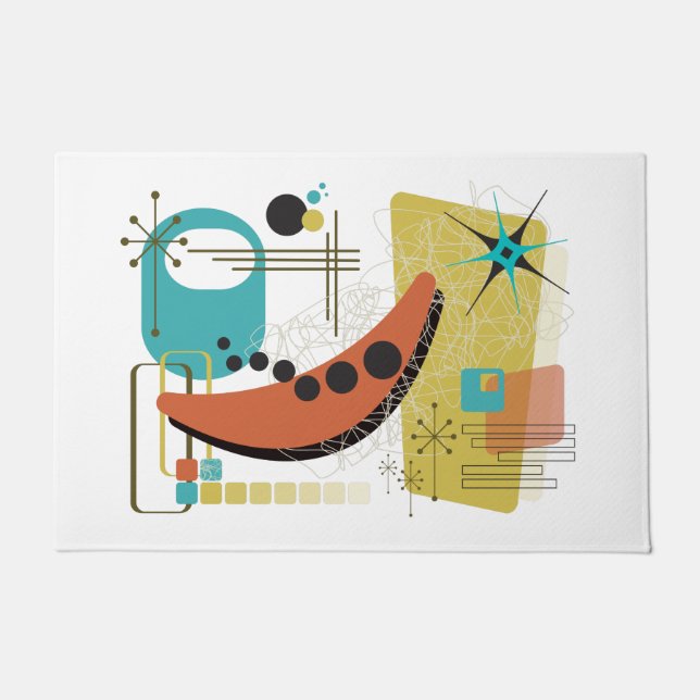 Classic Retro Redux Door Mat (Front)