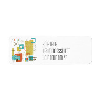 Classic Retro Return Address Label