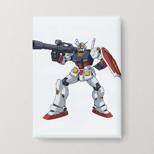 Classic Retro RX-78-2 Gundam Mecha Anime Illustrat