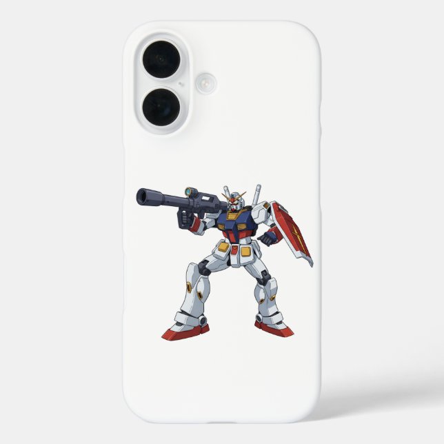 Classic Retro RX-78-2 Gundam Mecha Anime Illustrat Case-Mate iPhone Case (Back)