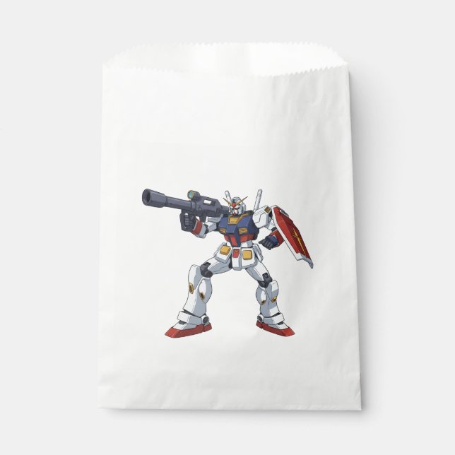 Classic Retro RX-78-2 Gundam Mecha Anime Illustrat Favour Bag (Front)