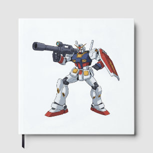 Classic Retro RX-78-2 Gundam Mecha Anime Illustrat Guest Book