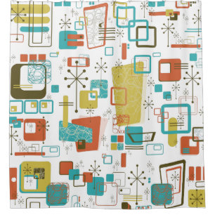 Classic Retro Shower Curtain