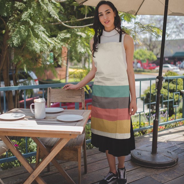 Classic Retro Stripes Apron (Creator Uploaded)