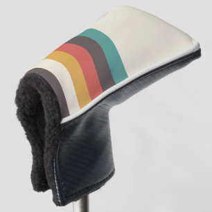 Classic Retro Stripes Golf Head Cover