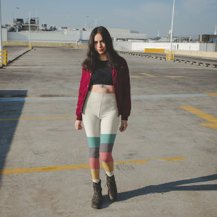 Classic Retro Stripes Leggings