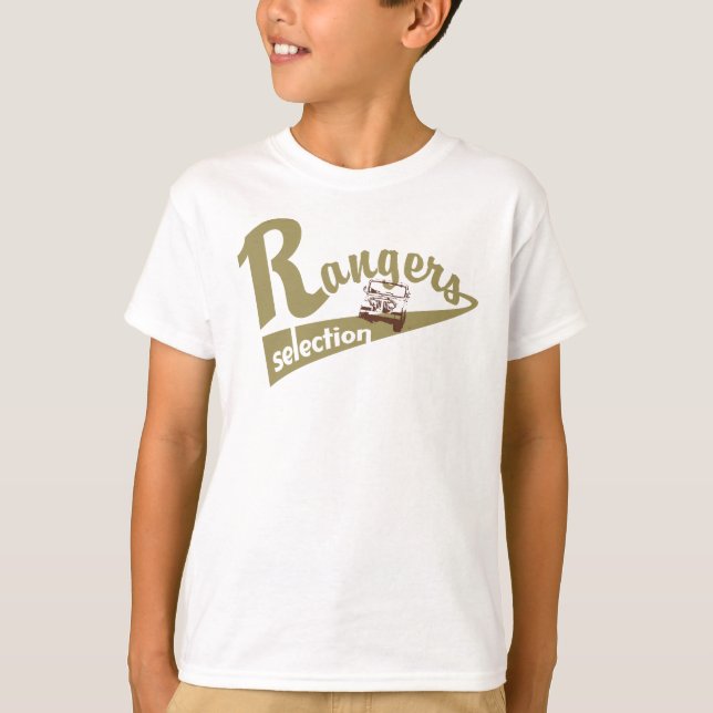 Classic Retro Vintage Rangers Selection T-Shirt (Front)