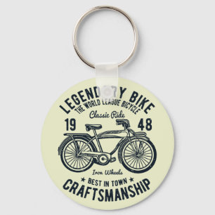 Classic Ride Bicycle Legendary Bike Craftsmanship Key Ring