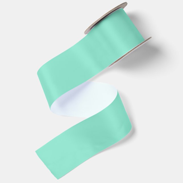 Classic Robbin Egg Blue Solid Pastel Colour  Satin Ribbon (Front+Back)