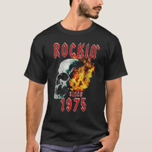 Classic Rock 1975 46h Birthday Rock And Roll Distr T-Shirt