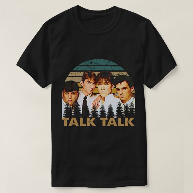 Classic Rock Art Talk Talk Band Members Essential  T-Shirt (Design Front)