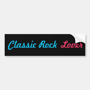 CLASSIC ROCK bumper sticker