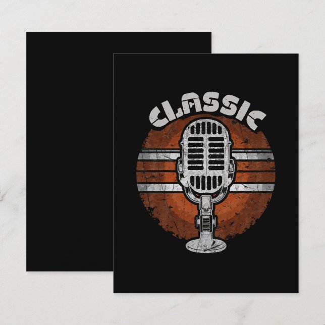 Classic-rock Enclosure Card (Front/Back)